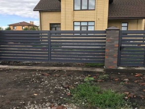 Забор жалюзи 72 метра фото в Ильинском